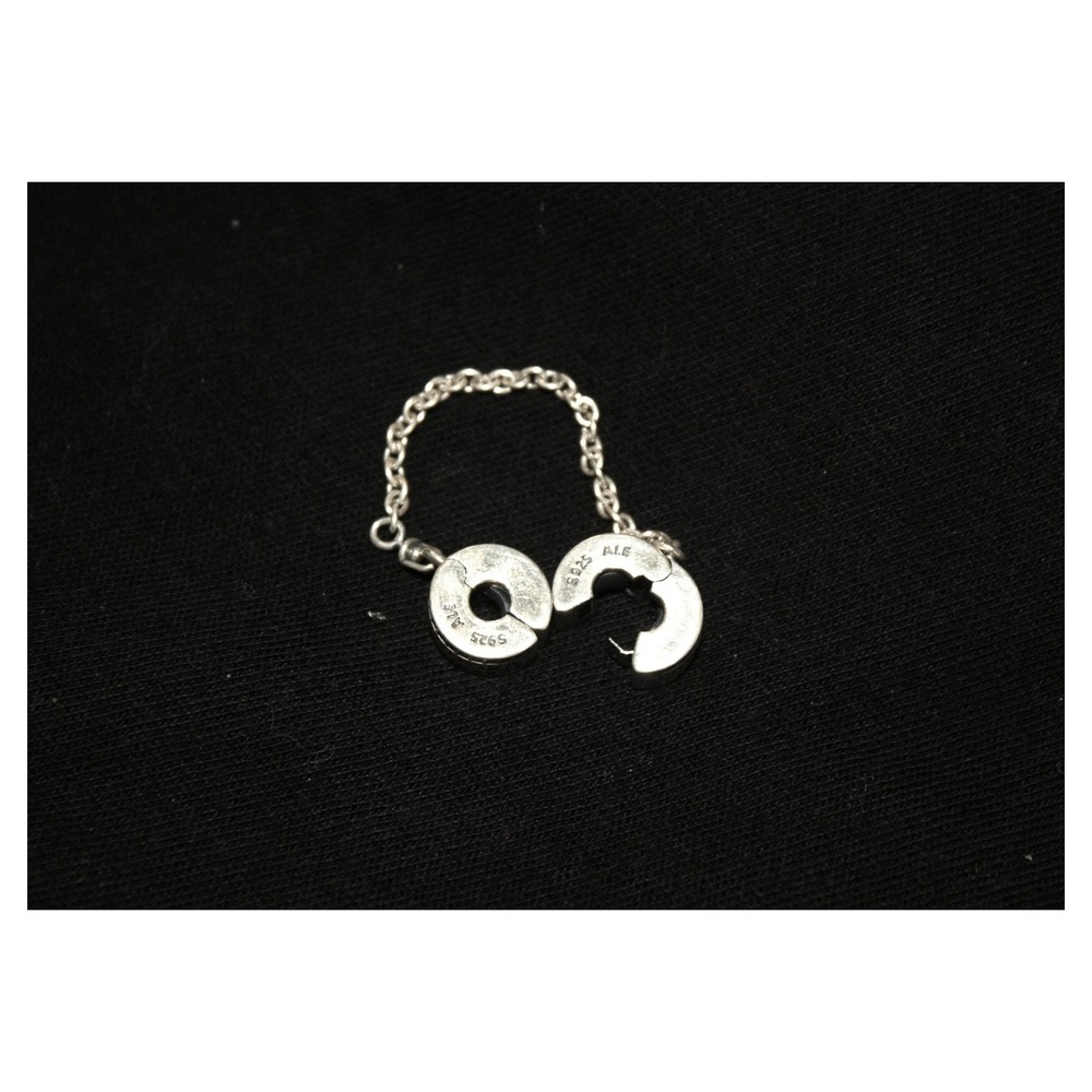 Pandora Handcuffs Dangle Charm Women OS Silver 925 ALE Connected Chain